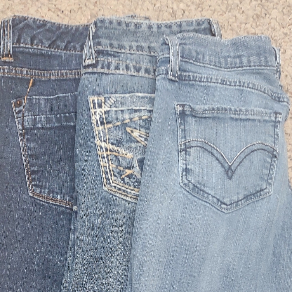 3 pairs jeans